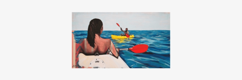 Kayak - 35x60cm - Kayak, transparent png