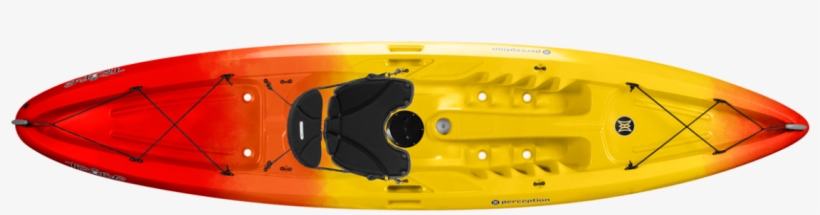 5 In Sunset - Perception Tribe 11.5 Sit-on-top Kayak Lime/yellow,, transparent png