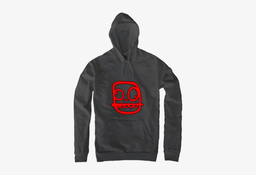 Crunchlins Cartoons Red Skull Logo Hoodie - Baltimore Art-inspired Hoodie - Charm City, transparent png