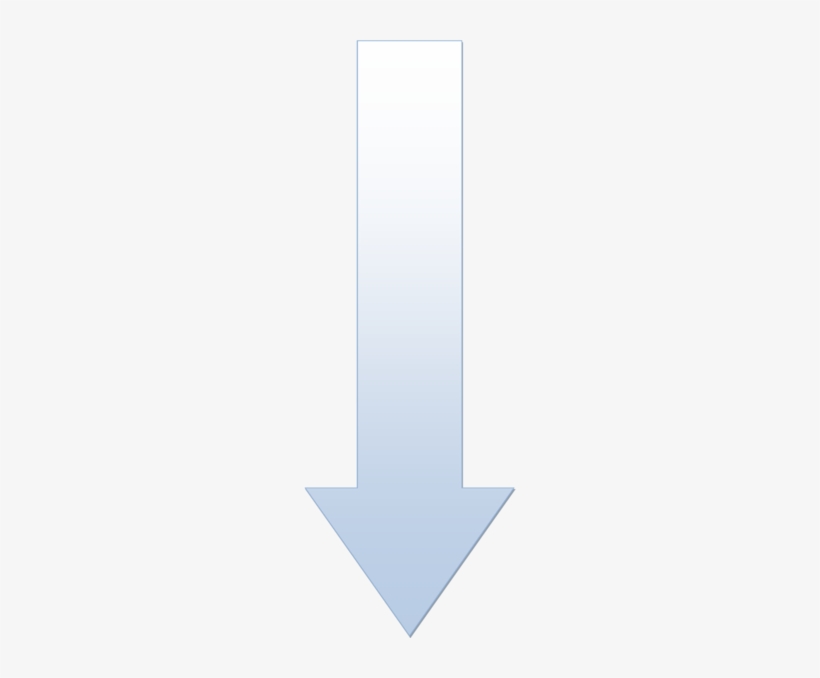 Downwards Arrow Blue Gradient - Door, transparent png