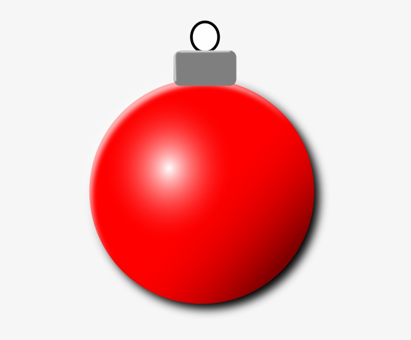 Red Christmas Ornament Png Png Freeuse - Red Christmas Ornament Clipart, transparent png
