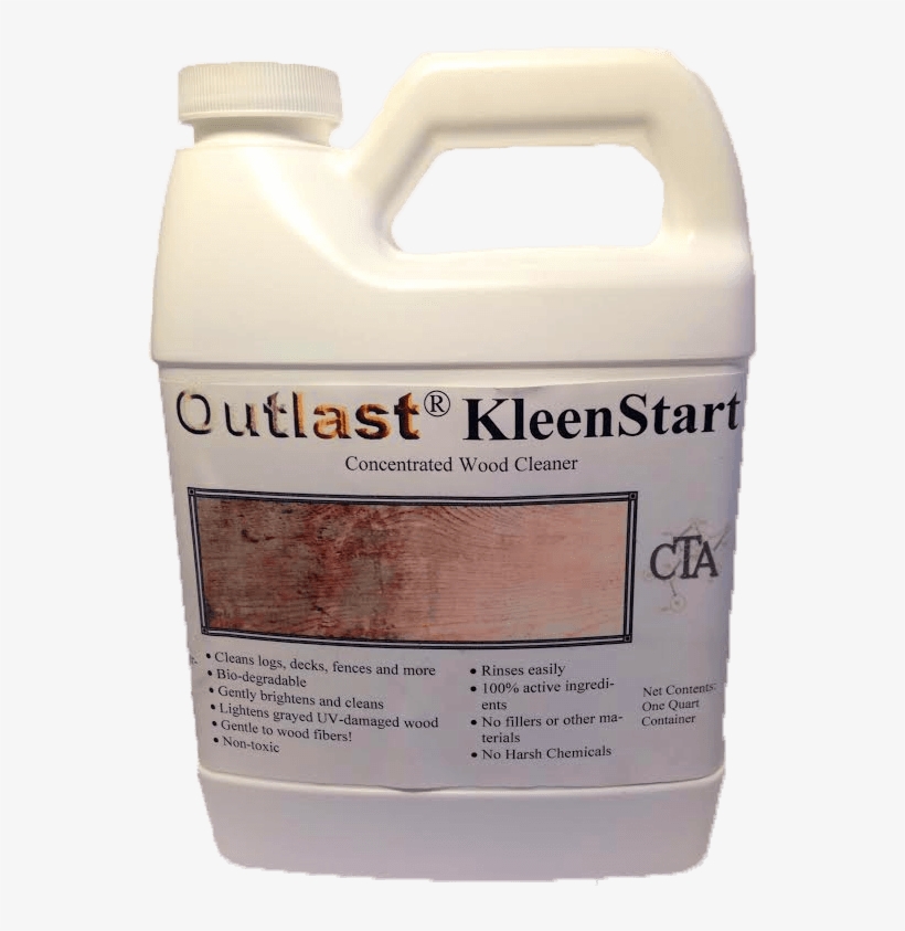 Outlast Kleenstart Log Cleaner 1 Gallon, transparent png