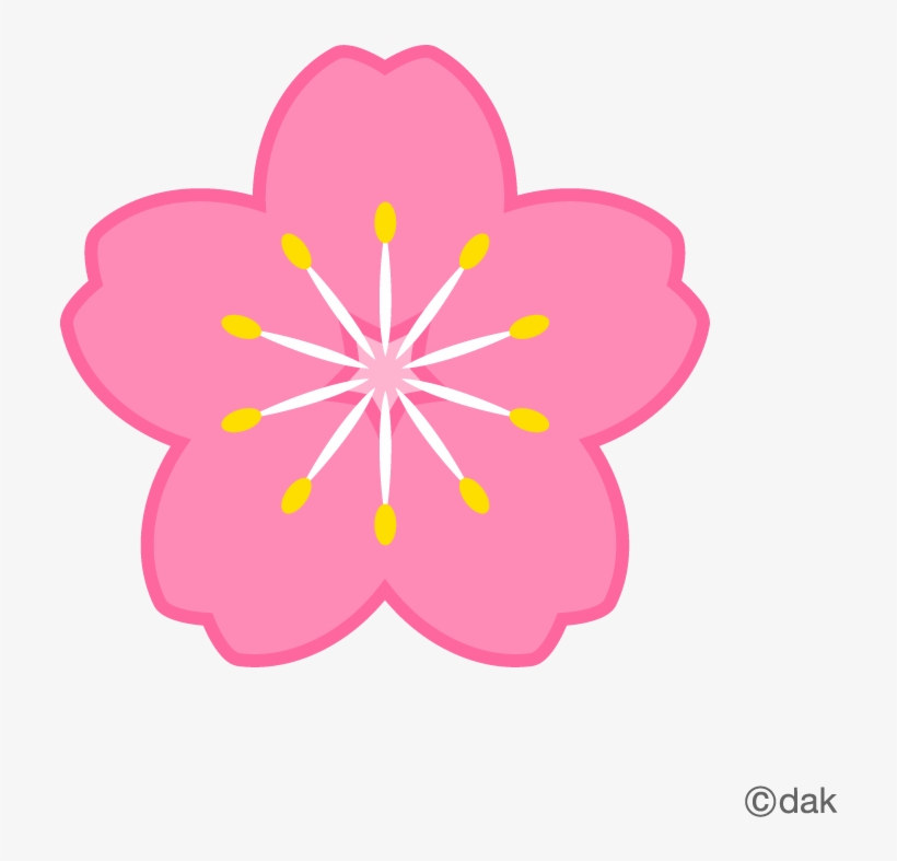 Flower Symbol Of The Cherry Tree｜pictures Of Clipart - Different Shapes Of Sequins, transparent png