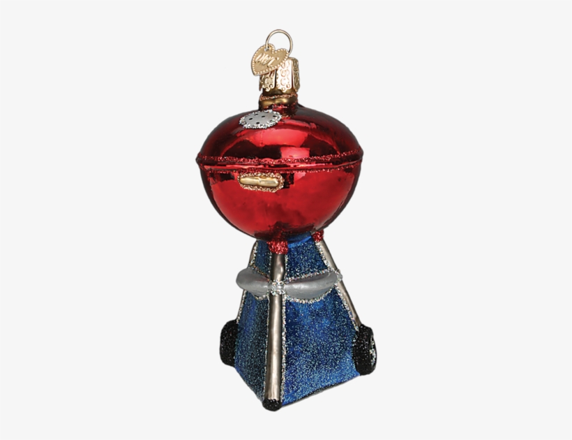 Classic Bbq Grill Ornament ~ Red ~ - Old World Christmas Glass Classic Bbq Grill Ornament, transparent png
