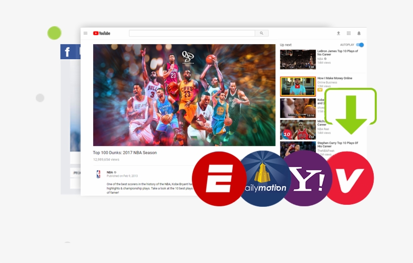 Best Free Nba Video Downloader To Download 2017 Nba - Youtube Sports, transparent png