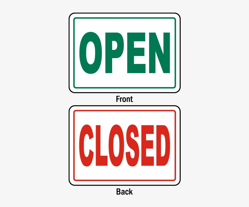 Business Open Closed Sign - Open Closed Sign, transparent png