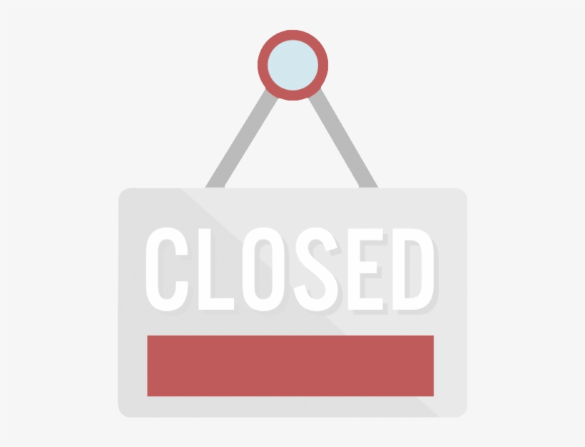 Closed Sign Icon - Sign, transparent png