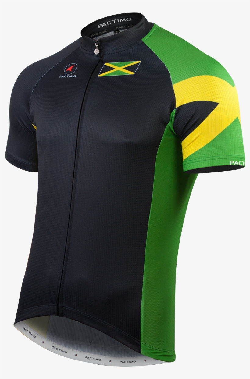 Jamaica Cycling Jersey - Active Shirt, transparent png
