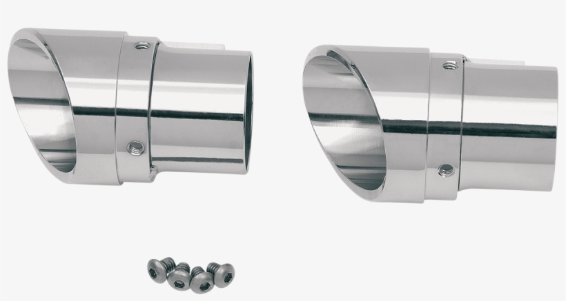 Vance & Hines Chrome Slash Cut Motorcycle Exhaust End - Vance & Hines Big Shot Duals Accessories, transparent png