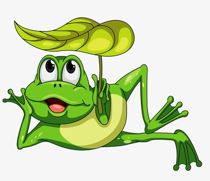 Green Frog Clipart Umbrella Clipart Cartoon Frogs 800x630 PNG