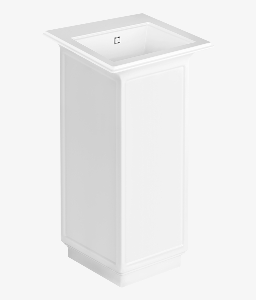 Freestanding Washbasin In Cristalplant® With Overflow - Sink, transparent png