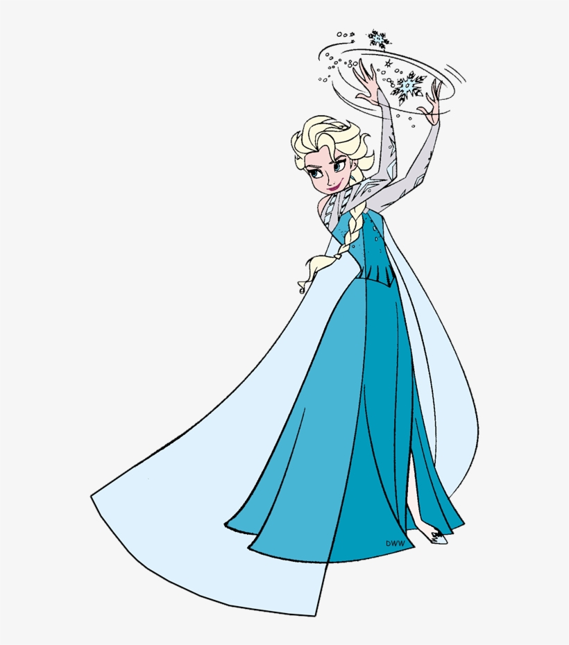 Disney Frozen Clip Art Image - Elsa Frost Clipart, transparent png