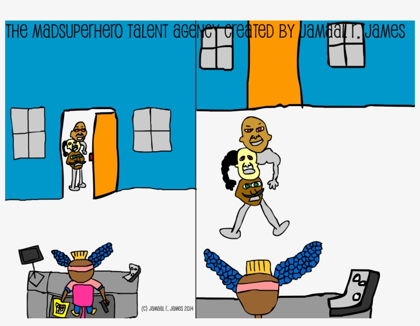 The Mad Superhero Talent Agency Created By Jamaal R, transparent png