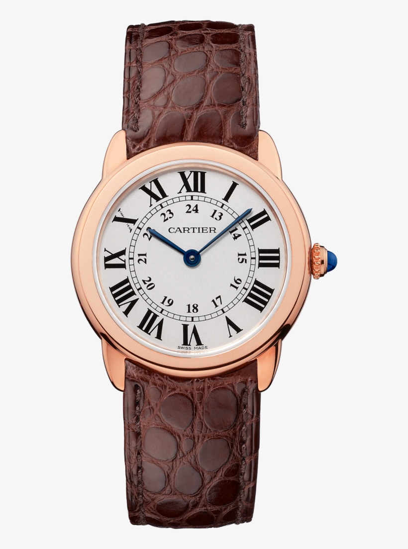 Ronde Solo De Cartier Watch29 Mm, 18k Pink Gold, Steel, - Cartier Ronde Solo, transparent png