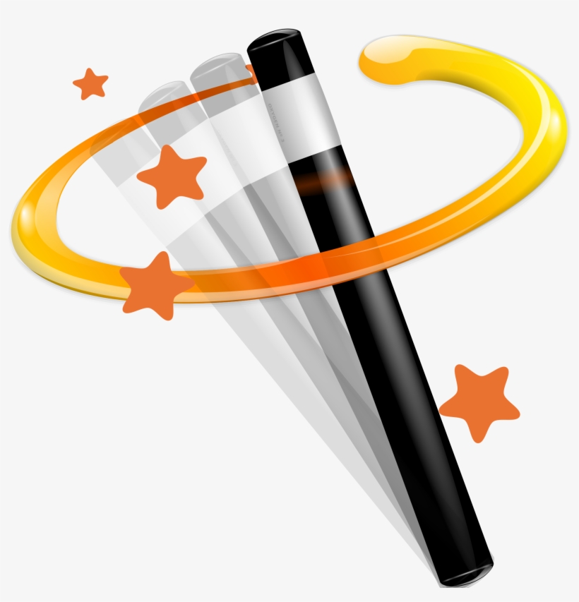 Open - Magic Wand Icon, transparent png