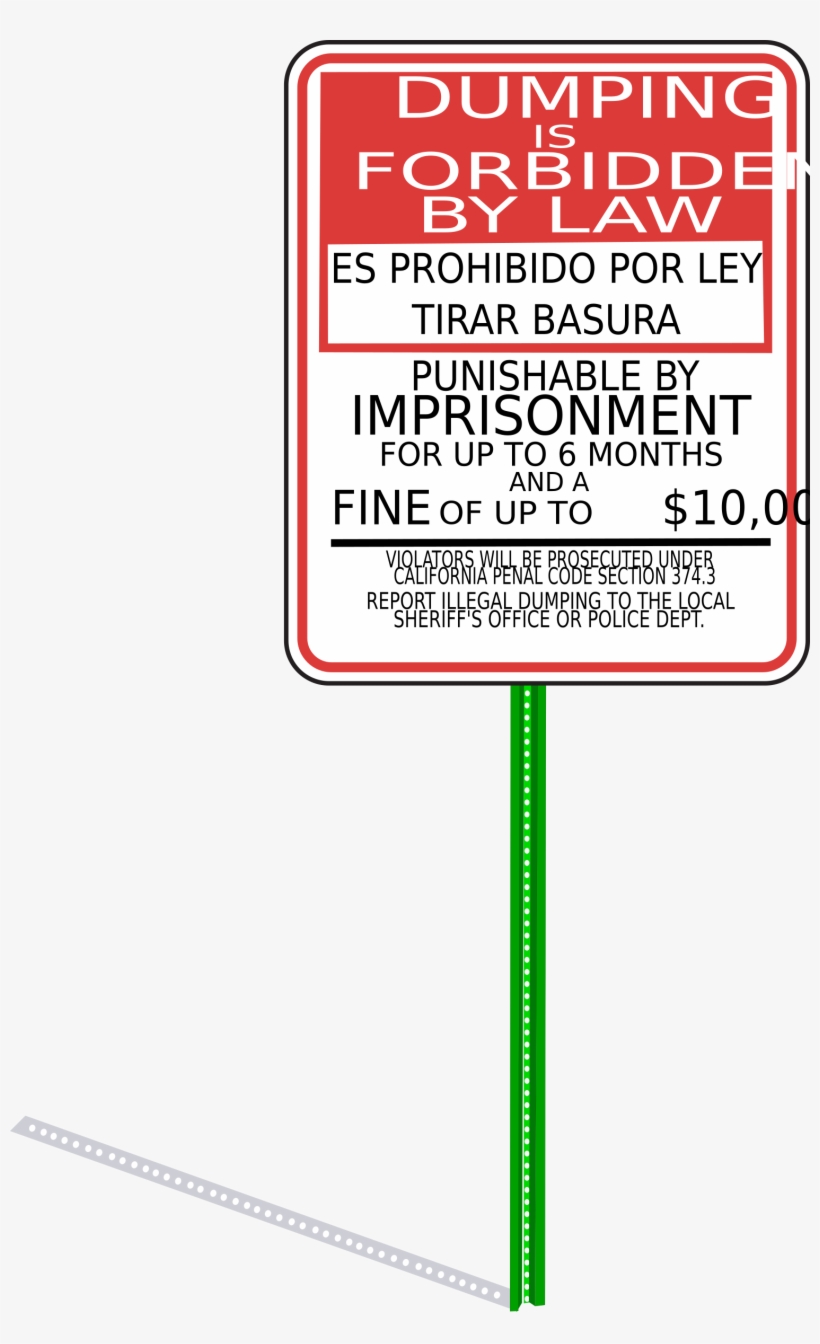 This Free Icons Png Design Of No Dumping Sign With, transparent png