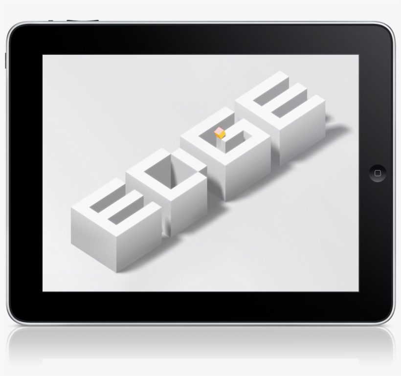 Edge Logo Mockup On Ipad - Edge, transparent png