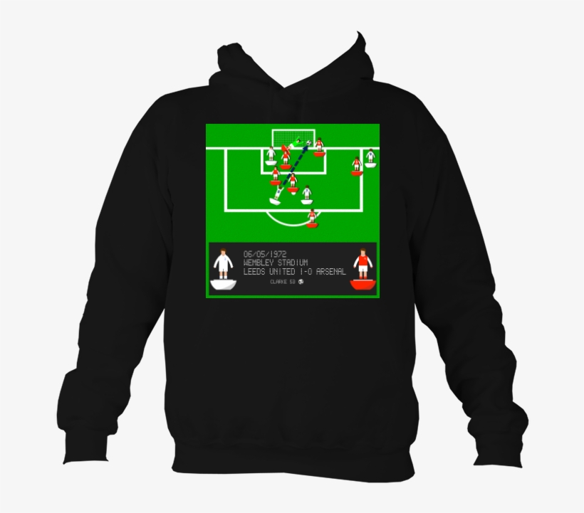 Iconic Moments 'allan Clarke Leeds V Arsenal 1972 Fa - Hoodie, transparent png