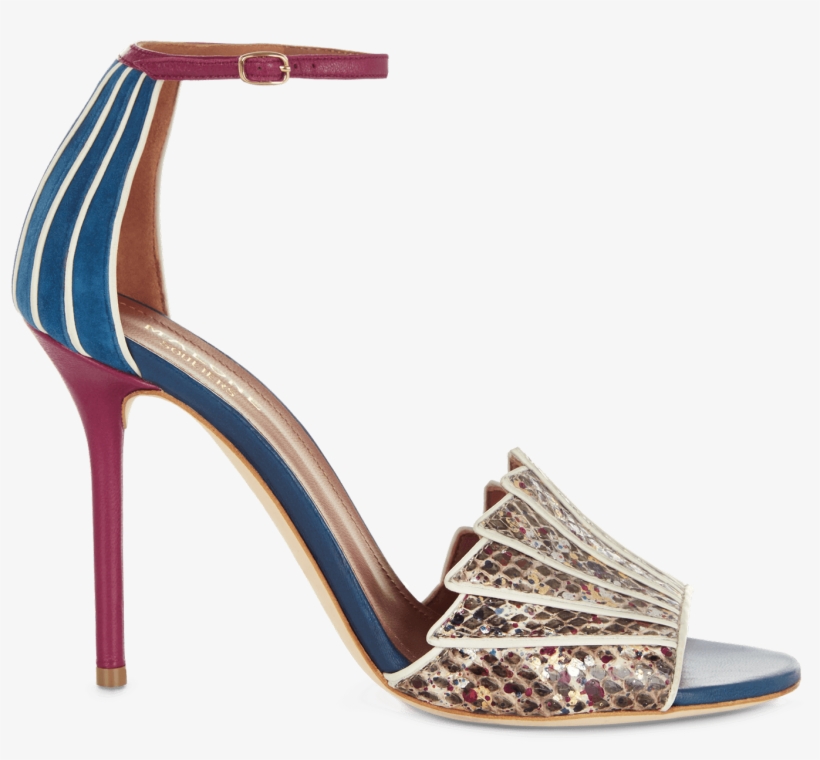 Paint Splatter Elaphe Deep Sea Nappa White Nappa - Malone Souliers, transparent png