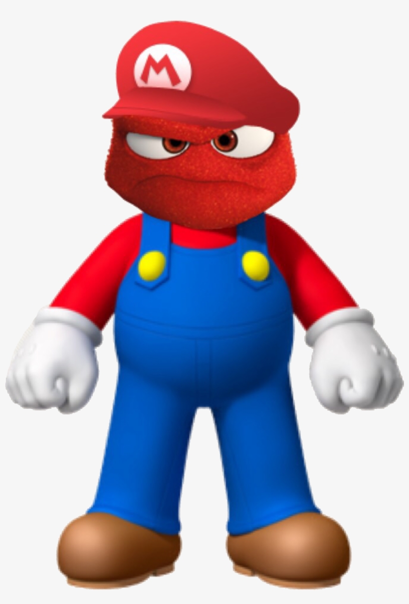 Mario's Anger - Kind Of Overalls Does Mario Wear, transparent png