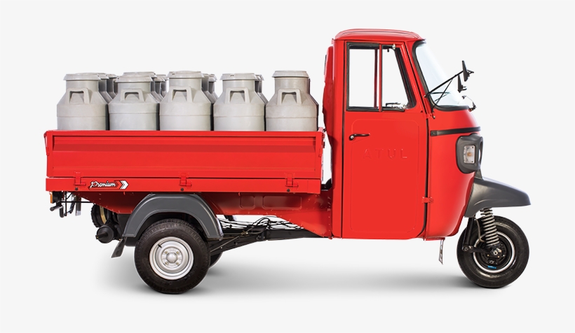 Milk Cans Carrier - Milk Van Pick Up, transparent png