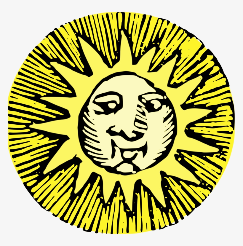 Line Art Computer Icons Black And White Black Sun - Let The Sun Shine Magnets, transparent png