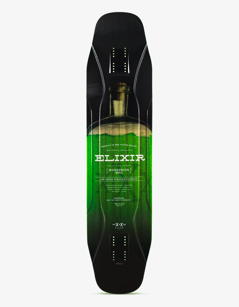 Moonshine Elixer Deck - Moonshine Mfg Elixir Complete Longboard Skateboard, transparent png