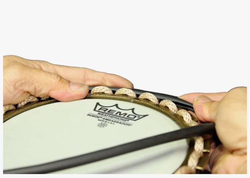 With A Thinner Rope Tie On The Vertical Rope Wind It - Talking Drum, transparent png