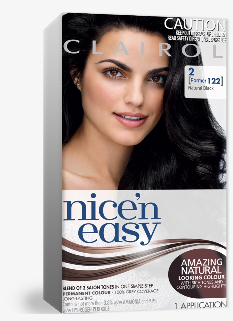 Grey Highlights On Black Hair Permanent Hair Colour - Nice N Easy Black Hair Dye, transparent png