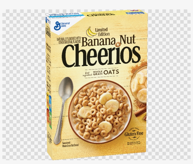 Banana Nut Cheerios Clipart General Mills Banana Nut, transparent png