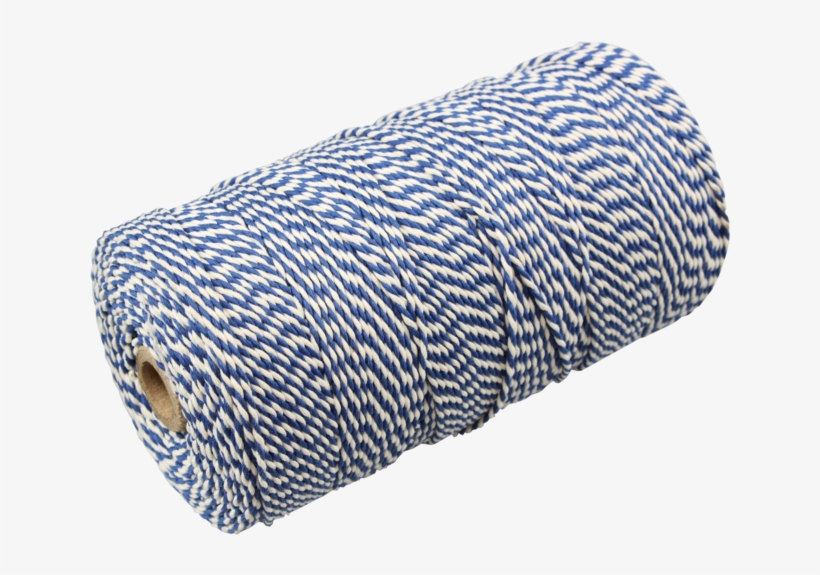 Katoenkoord 500grx320mtr Blauw/ecru, transparent png