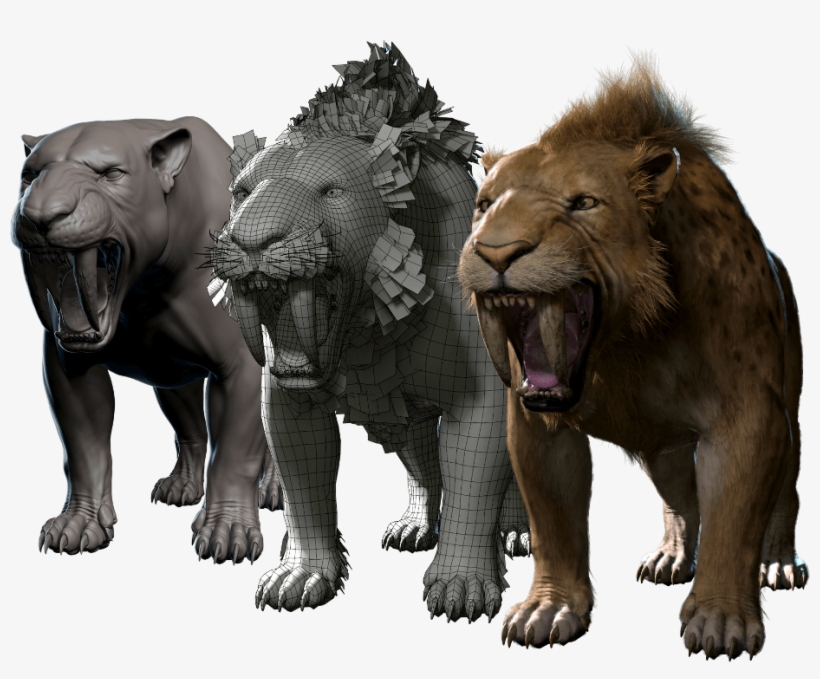 Art Creation - Masai Lion, transparent png