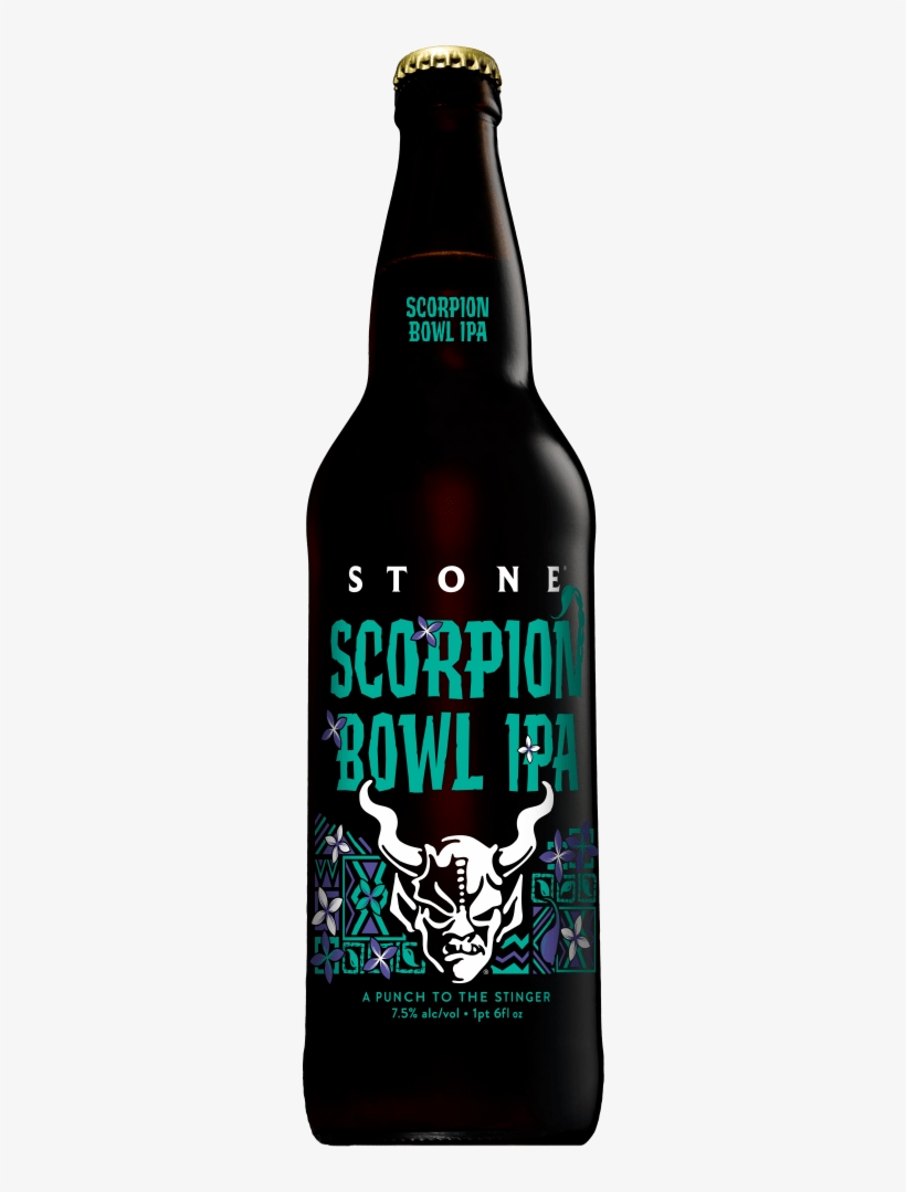 Stone Scorpion Bowl Ipa Pours Deep Gold And Bright - Stone Scorpion Bowl Ipa, transparent png