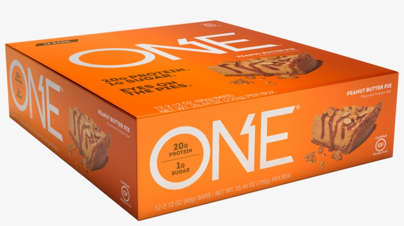 One Bar Peanut Butter Pie 12 Bars - One Protein Bar Coconut Almond, transparent png