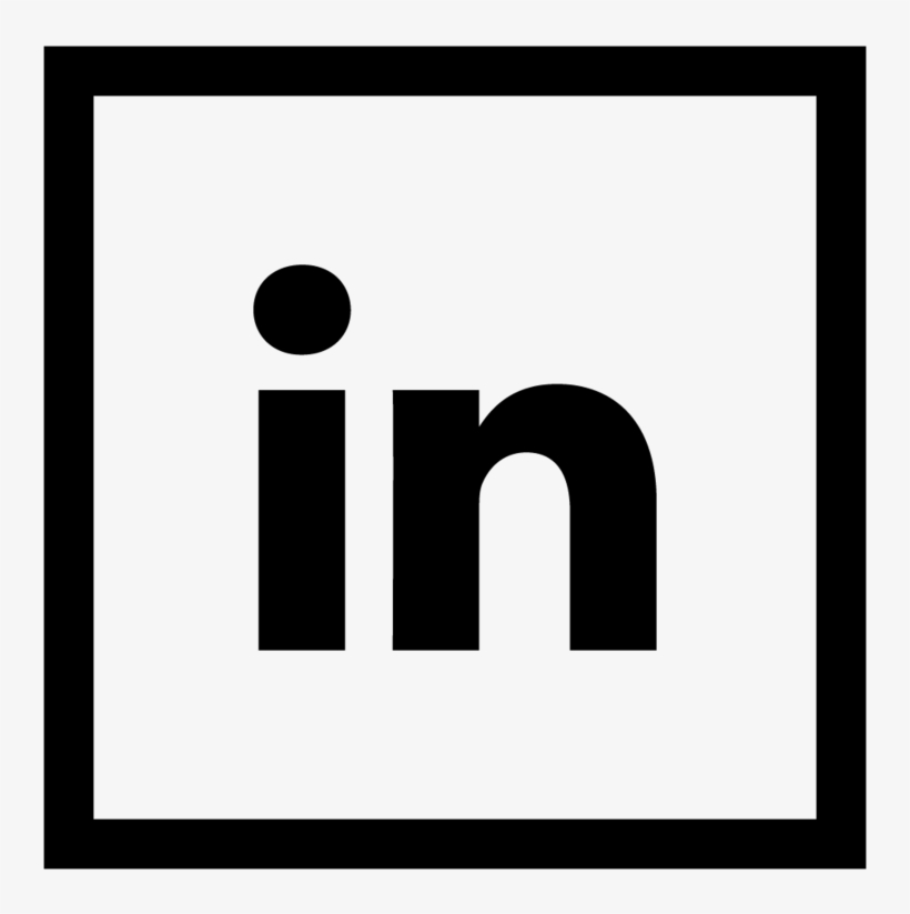 Social Buttons Linkedin 01 - Adobe Premiere Logo Black And White, transparent png