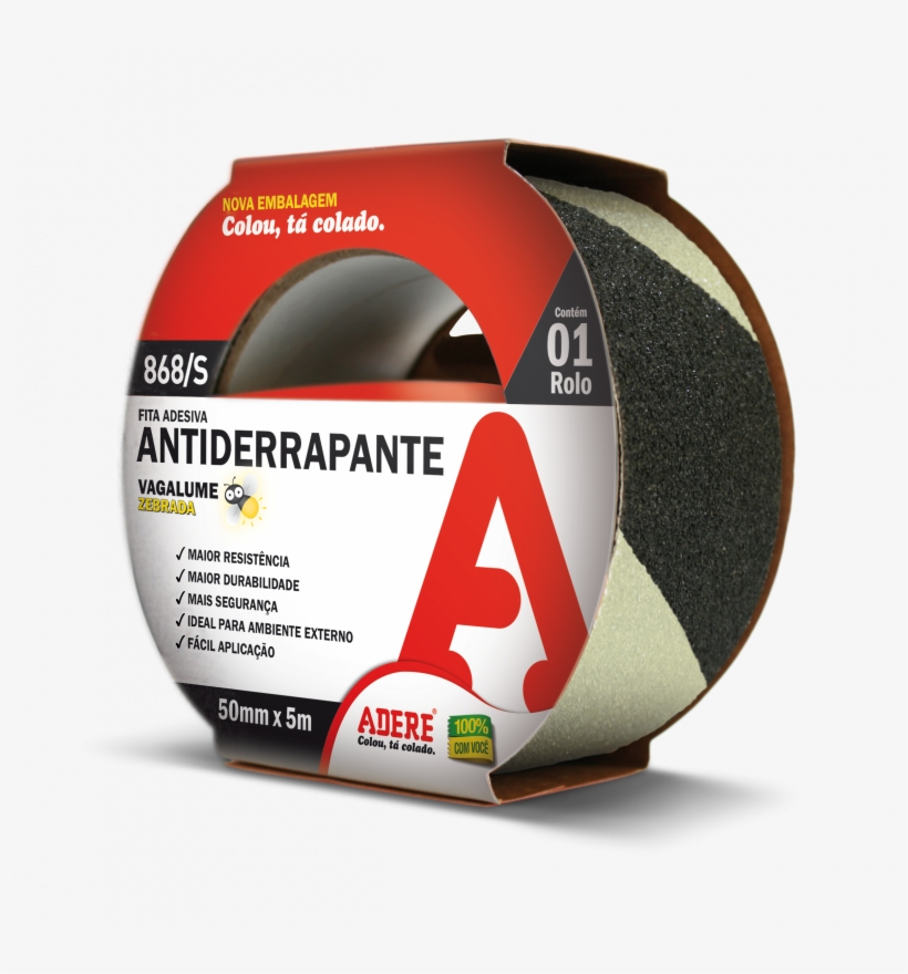 Antislip Tape 868 Zebra - Fita Antiderrapante Emborrachada Amarela 5m, transparent png