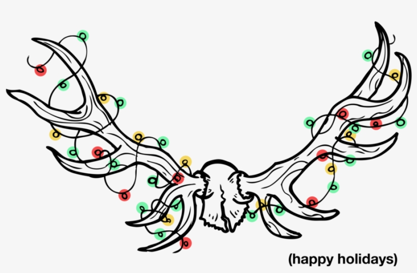 Holiday Antlers - Holiday, transparent png