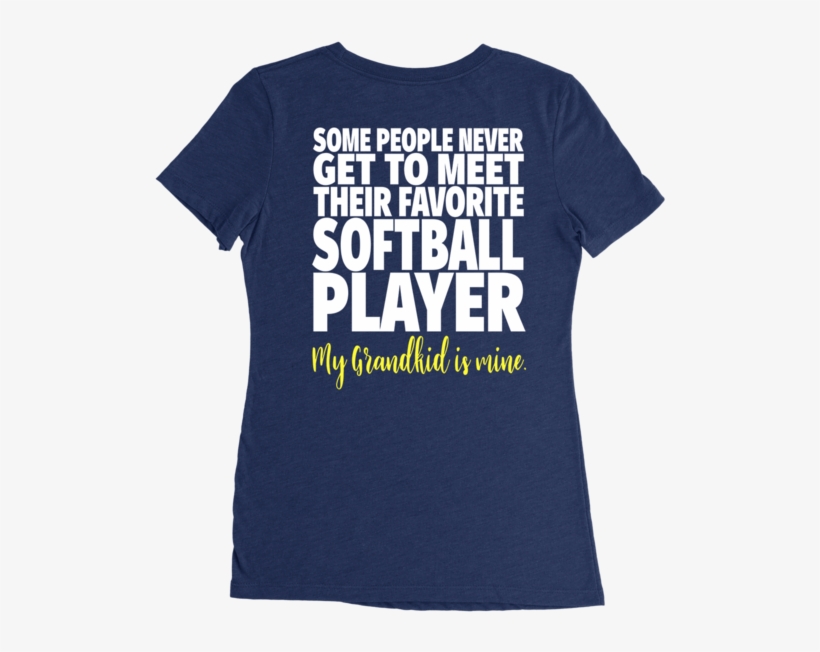 My Grandkid Is My Favorite Softball Player Shirts, - Brewers Performance T Shirt Giveaway, transparent png