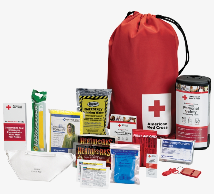 Deluxe Personal Safety Emergency Pack With Bag Deluxe Tsunami First