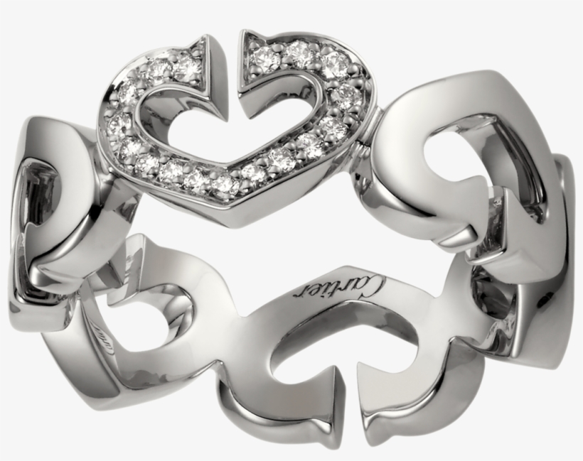 Hearts And Symbols Ringwhite Gold, Diamonds - Hearts And Symbols Ring, transparent png