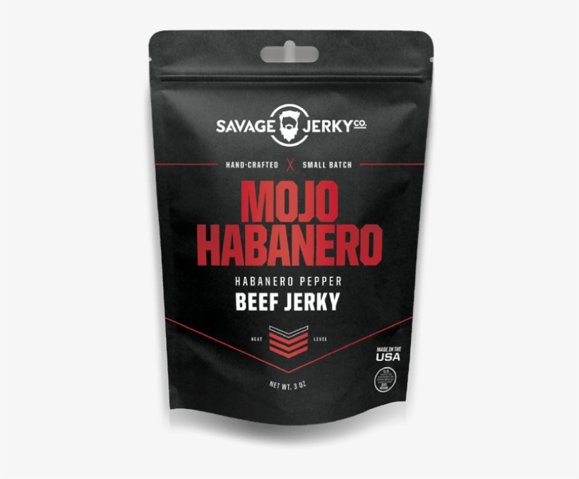 Savage Jerky Mojo Habanero Beef Jerky - Savage Jerky Co. Maple Buffalo Bacon, transparent png