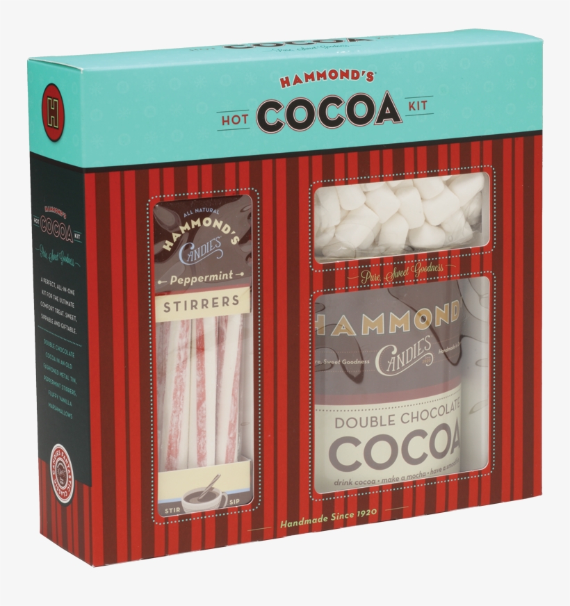 Hammonds Candies Hot Cocoa Kit Cocoa Marshmallows Peppermint, transparent png