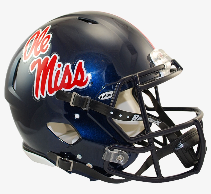 Riddell Mississippi Ole Miss Rebels Officially Licensed - Ole Miss Helmet, transparent png