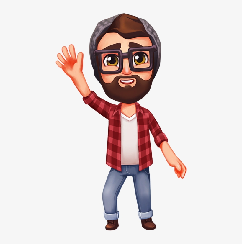 Food Truck Guy - Cartoon, transparent png