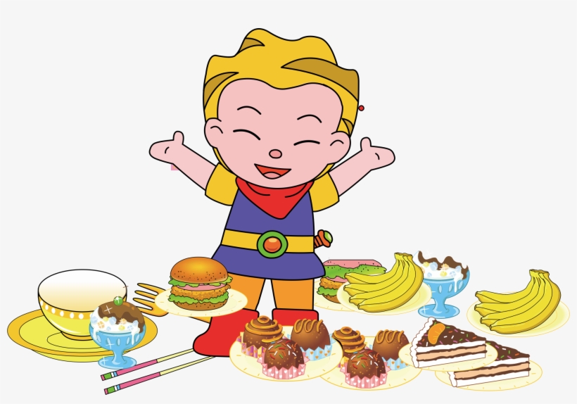 Kid Eating Cake Png - Eating, transparent png