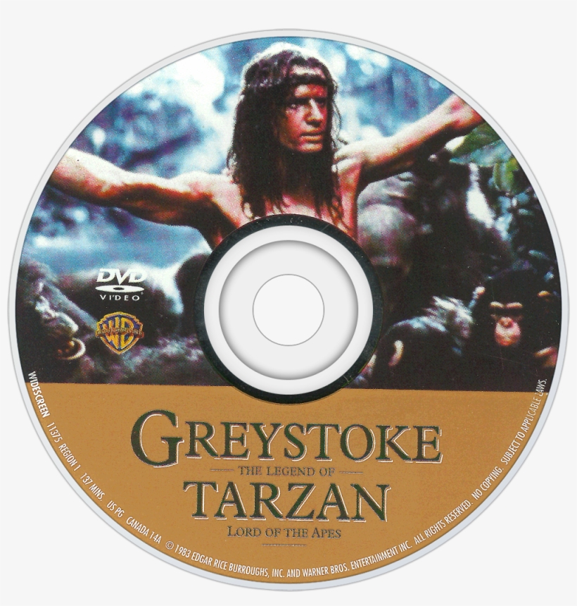 The Legend Of Tarzan, Lord Of The Apes Dvd Disc Image - Greystoke The Legend Of Tarzan Lord, transparent png