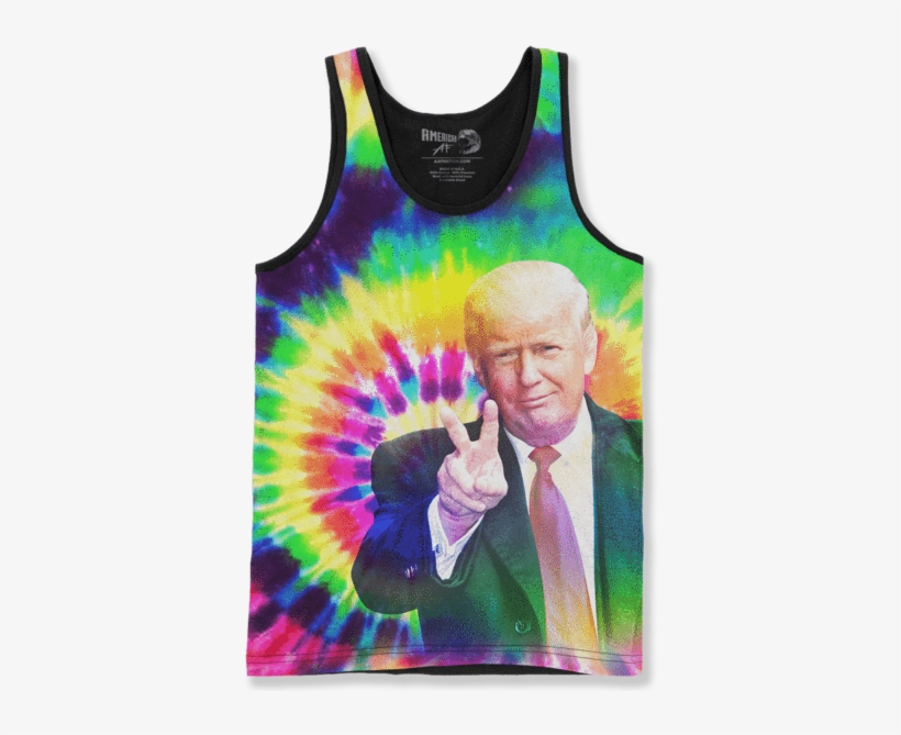 Trump Tie Dye - Donald Trump Tie Dye Shirt, transparent png