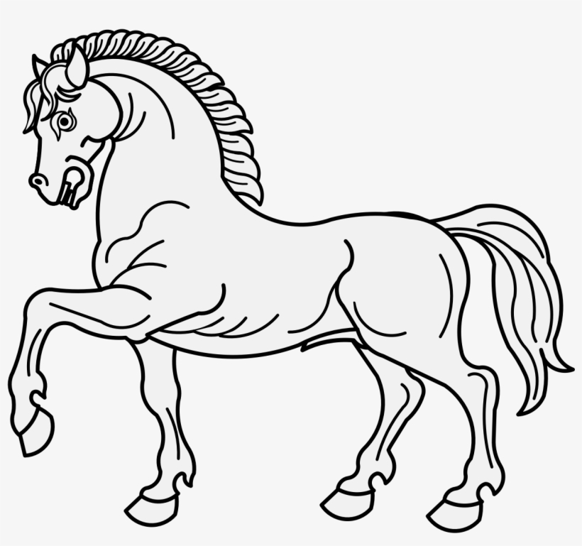 Details, Png - Horse Passant Heraldry, transparent png