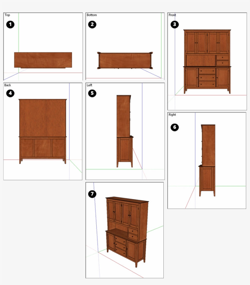 To Keep The Standard Views Only A Click Away Display Wooden Door Top View 1000x1000 Png Download Pngkit