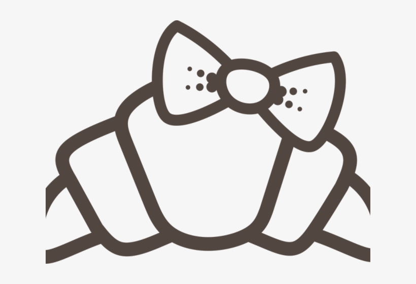 Bow Tie Clipart Fancy - Clipart Croissant Png, transparent png